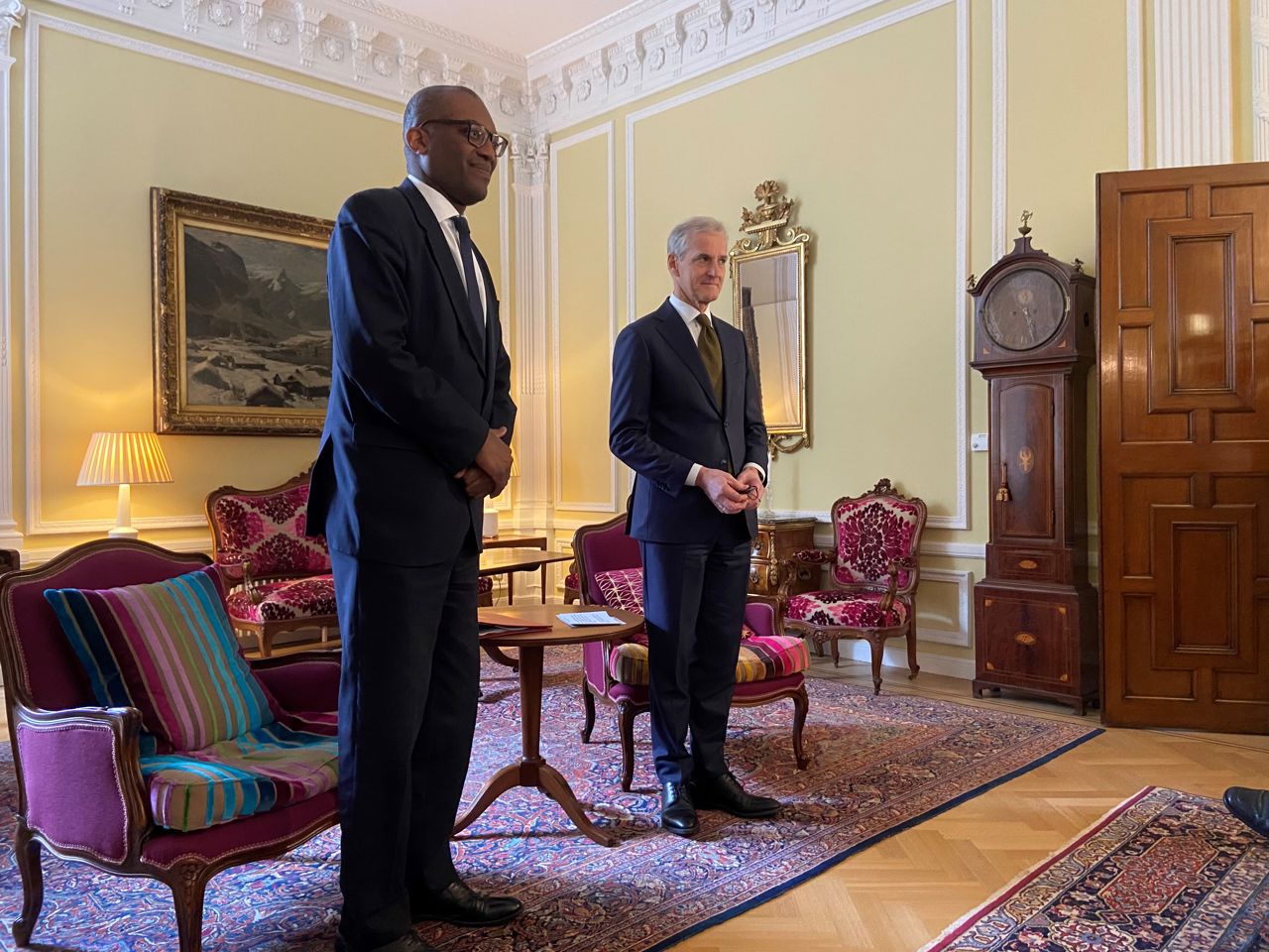 Jonas Gahr St&oslash;re and Kwasi Kwarteng