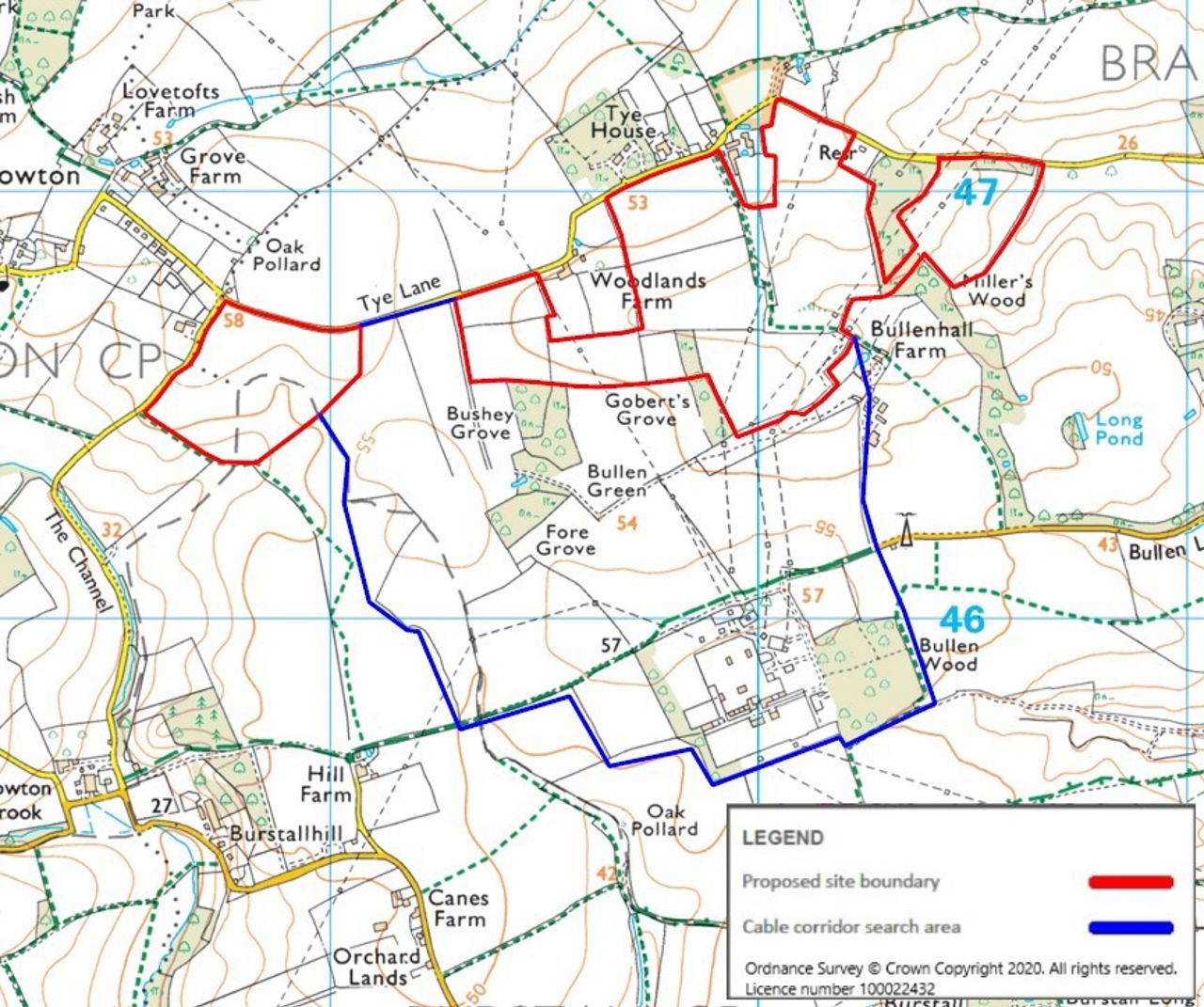Greybarn location map