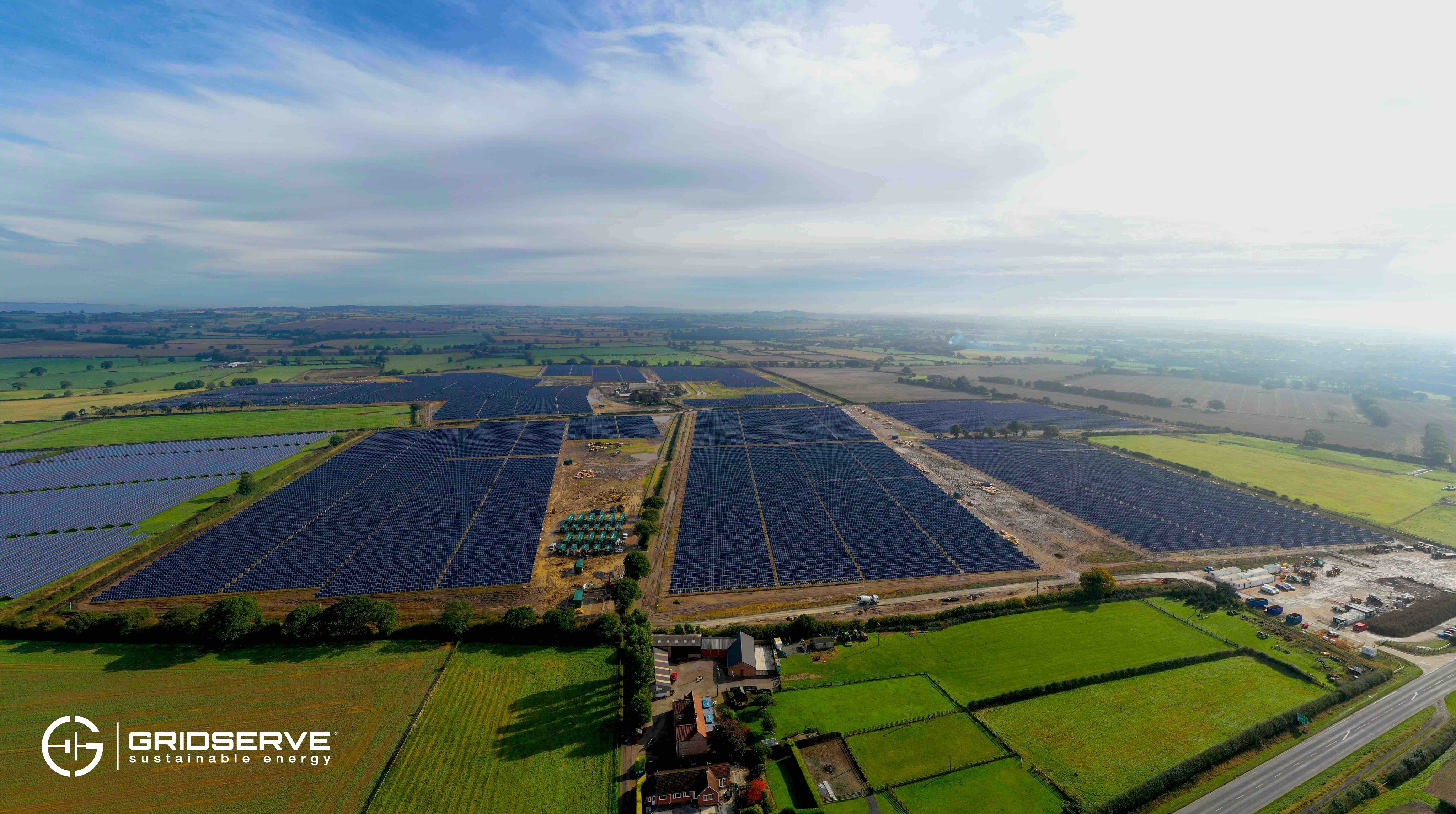 Warrington Borough Council hybrid solar farm. Copyright: Gridserve